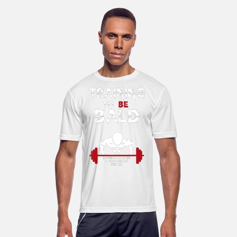 Gym - Training to be bald, push ups, sit up, squat