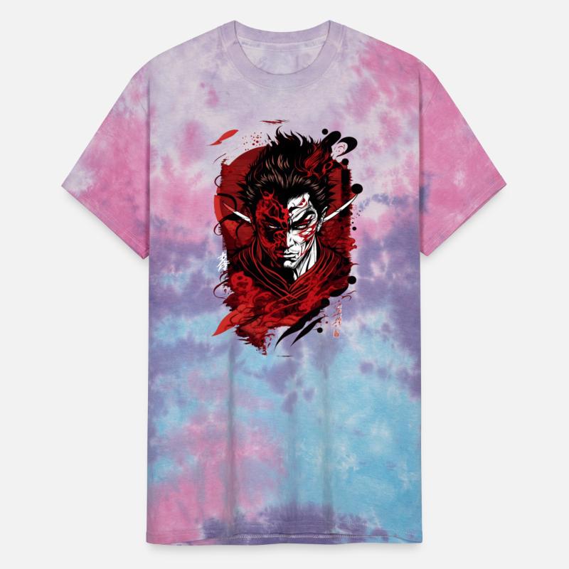 half samurai half cyborg cyberpunk