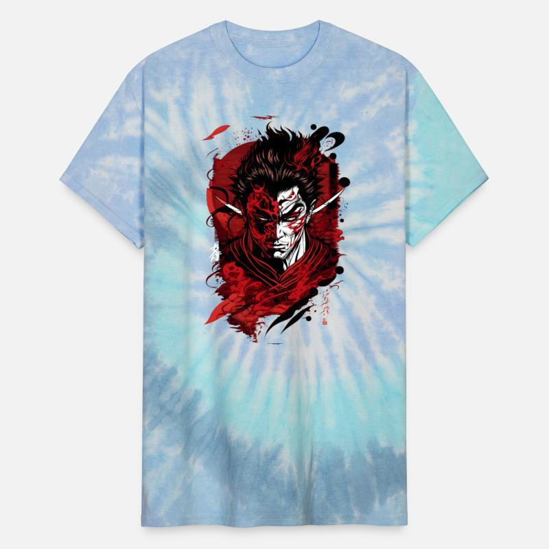 half samurai half cyborg cyberpunk