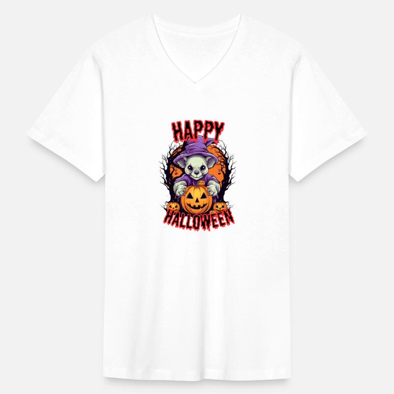 Halloween Koala bear pumpkin happy halloween