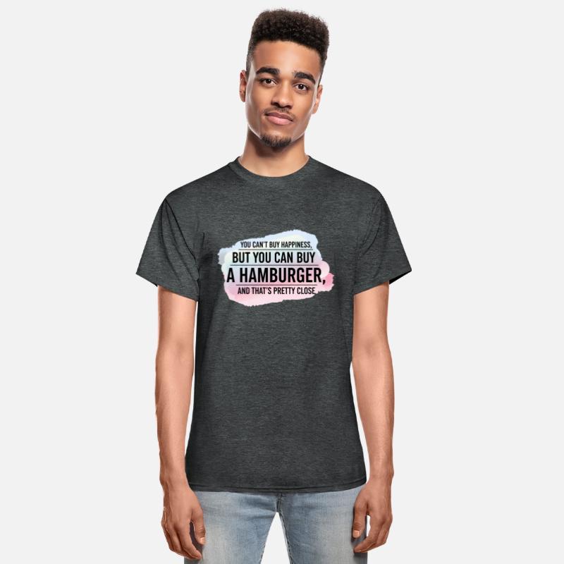 Hamburger Happiness - Fun Food Quote Design