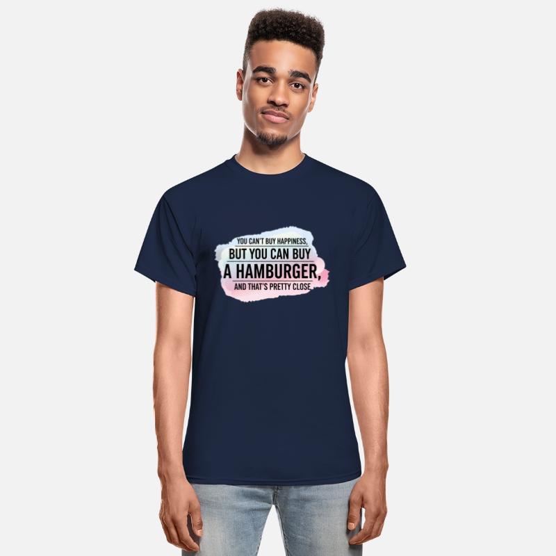 Hamburger Happiness - Fun Food Quote Design