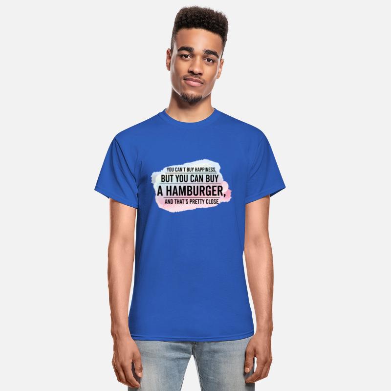 Hamburger Happiness - Fun Food Quote Design