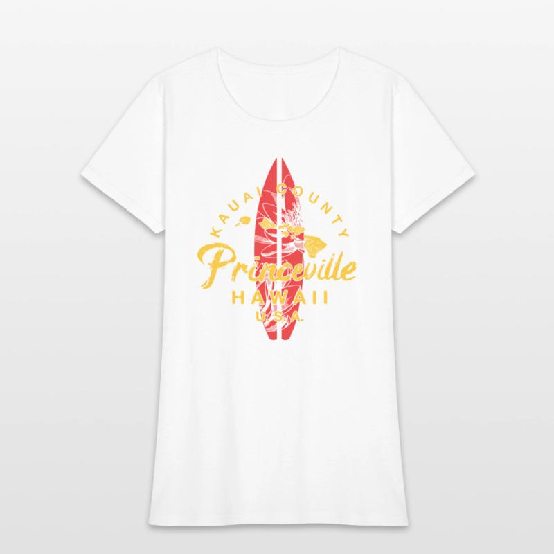 Hawaii Princeville Kauai Hawaiian Surfing