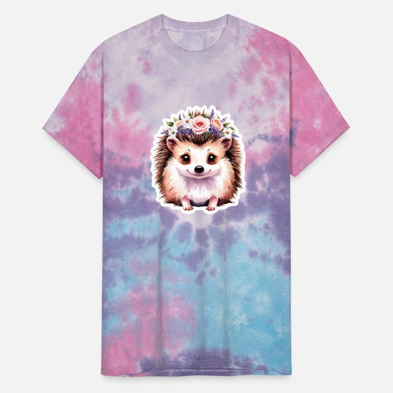 hedgehog with flower