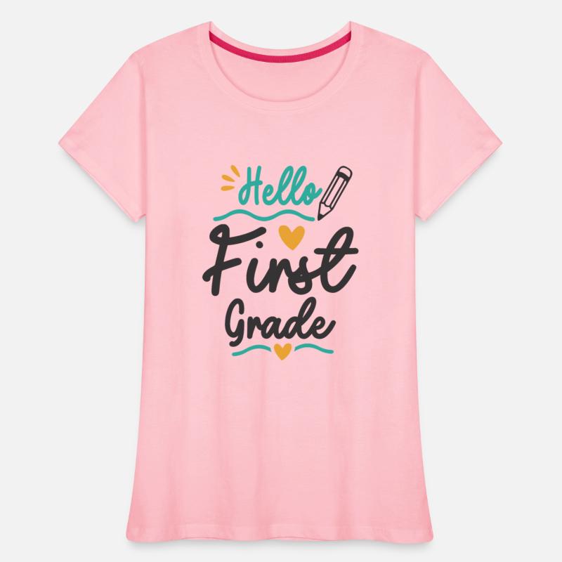 Hello First Grade Back To School Teacher Student