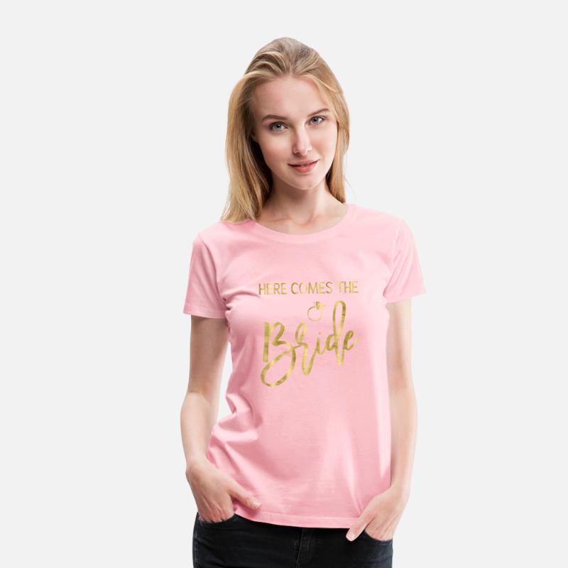 Here Comes The Bride Dark Yellow Bachelorette Part