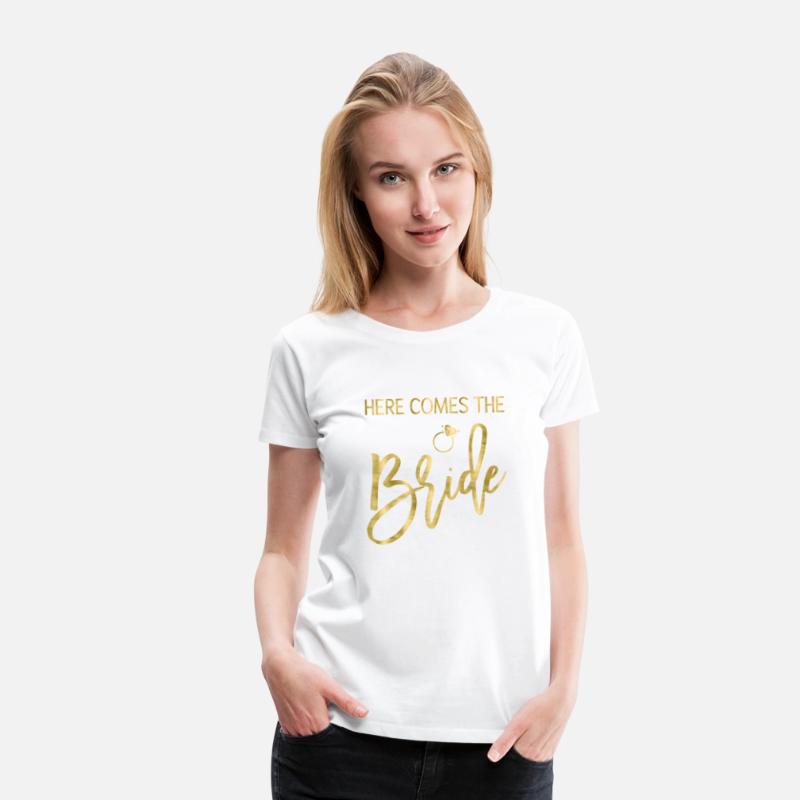 Here Comes The Bride Dark Yellow Bachelorette Part