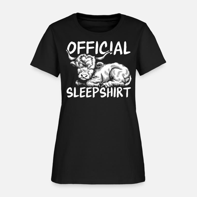 Highland Cow Official Sleepshirt Cute Farm Animal