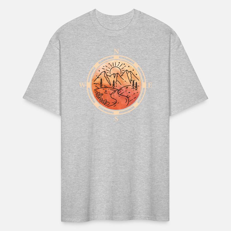 Hiker Mountains Compass climbing Mountaineering