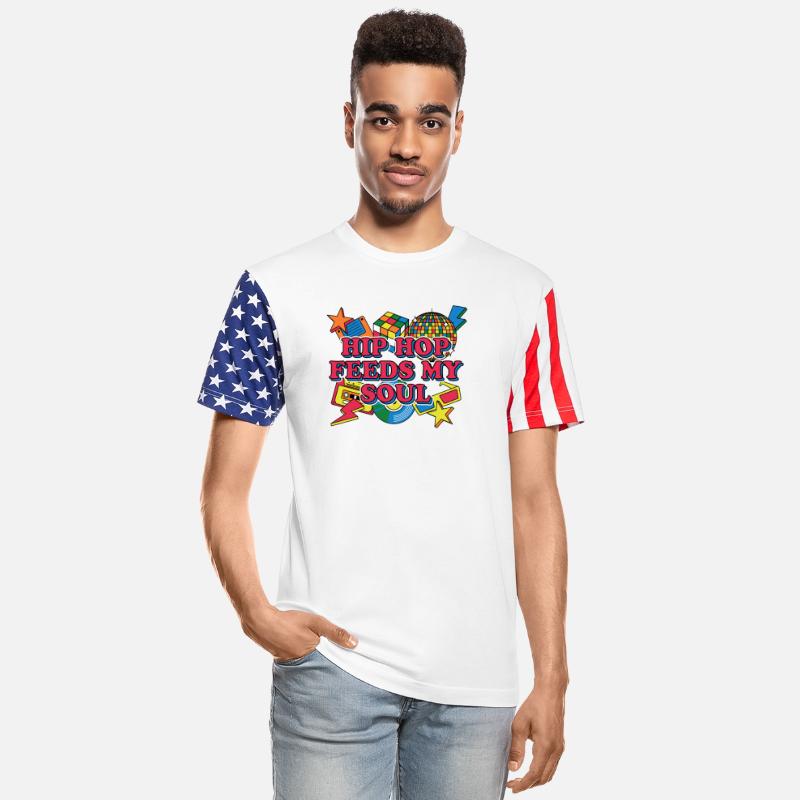 Hip Hop Feeds My Soul Retro 1990 Vintage Music Son