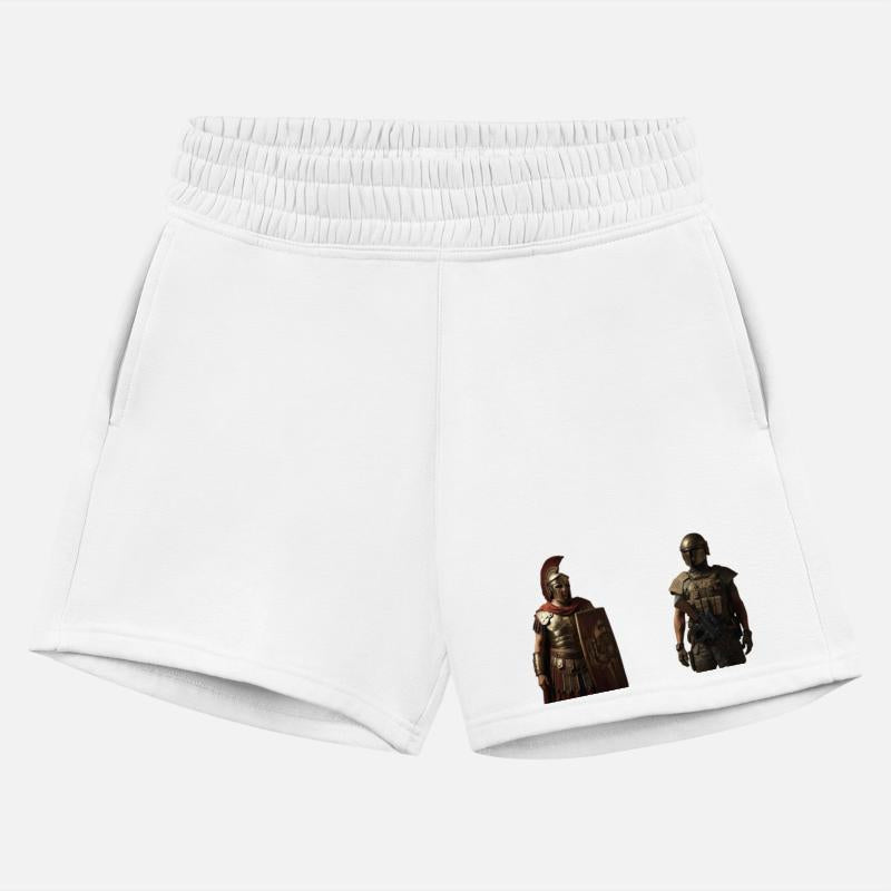 Historical Warrior and Modern Soldier Duo