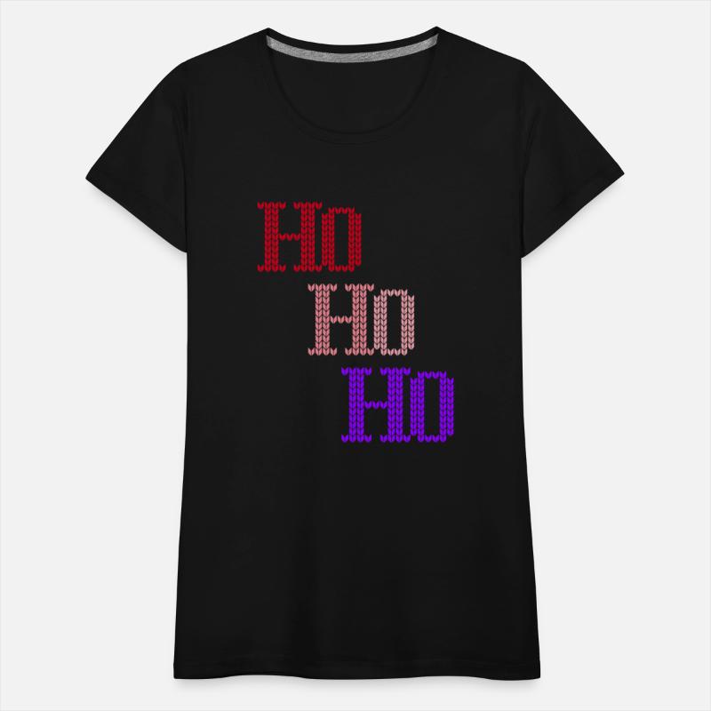 HO HO HO MERRY CHRISTMAS KNITTED STYLE