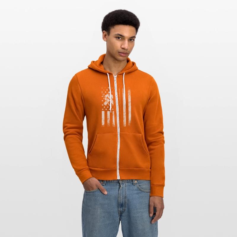 Hockey usa flag kipper