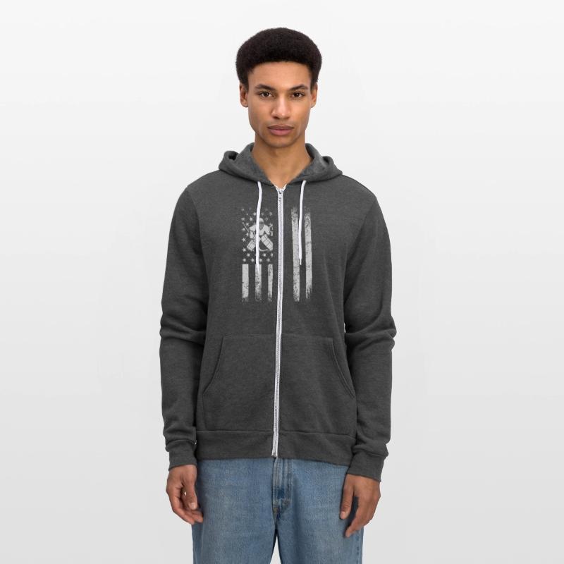 Hockey usa flag kipper