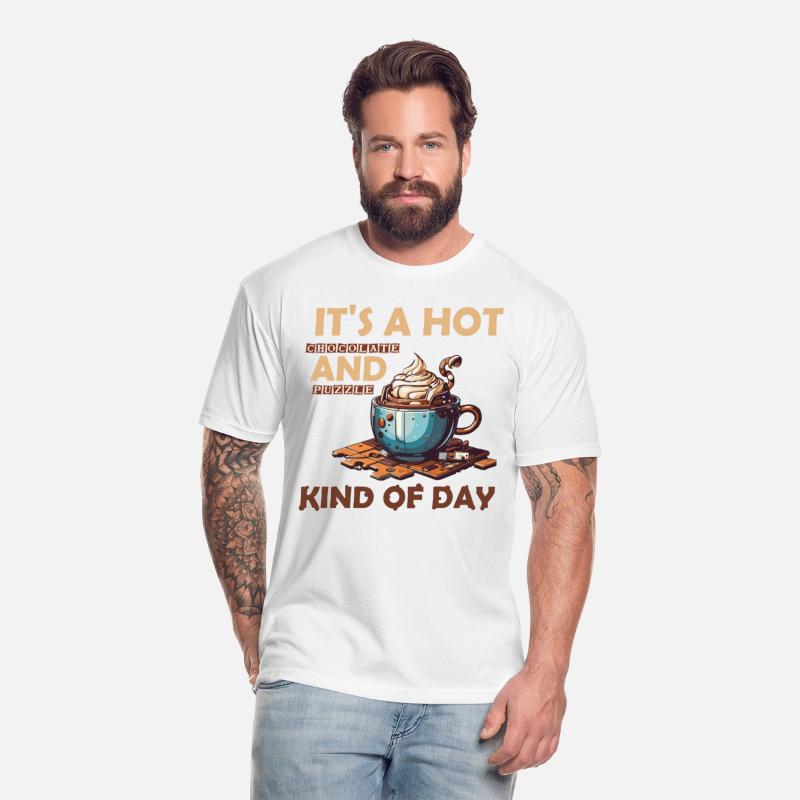 hot chocolate and puzzle kind of day Vintage retro