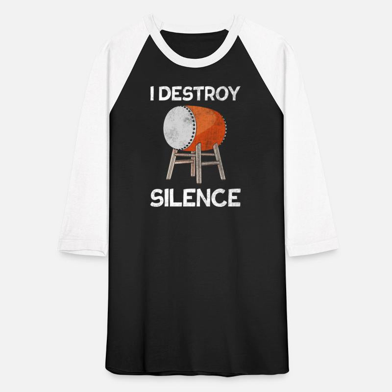 I Destroy Silence Taiko Mitsudomoe Retro Drummer