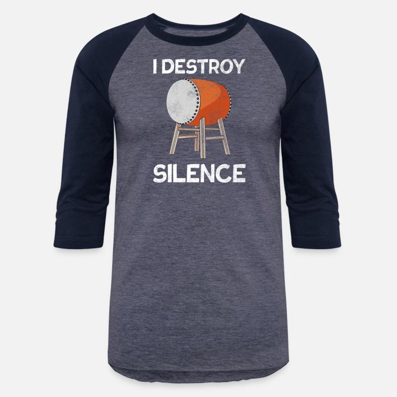 I Destroy Silence Taiko Mitsudomoe Retro Drummer