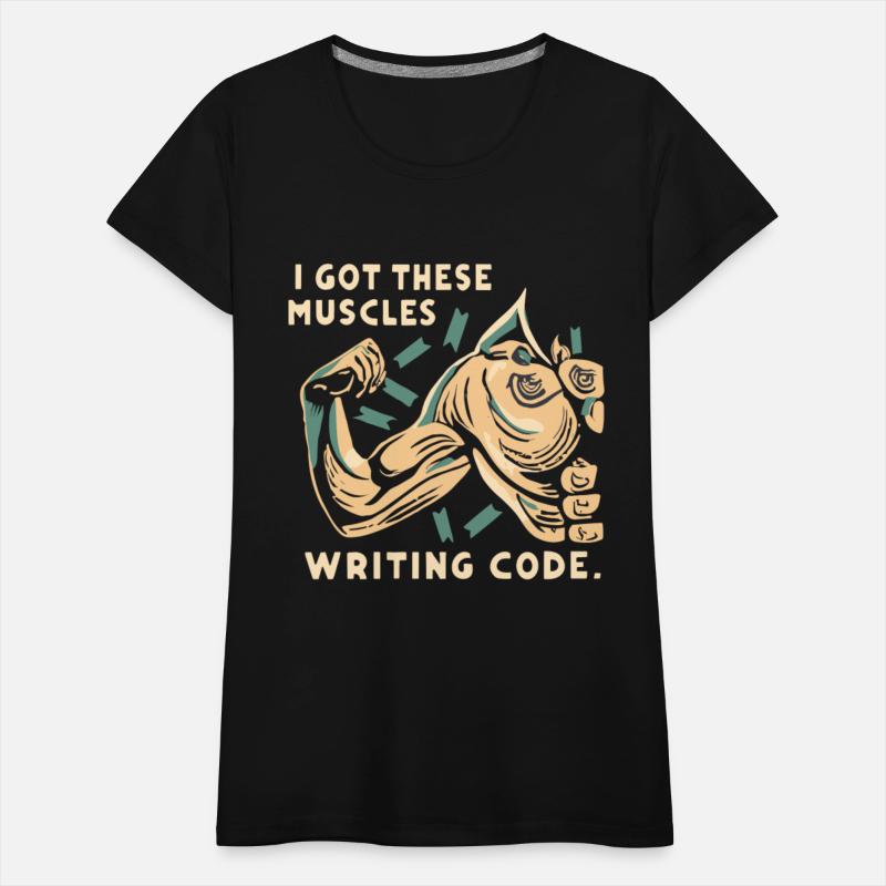 I Got These Muscles Writing Code gift for men wome