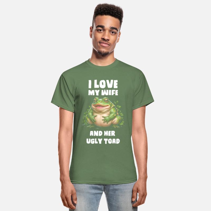 I love my wife and her ugly toad herpetologist