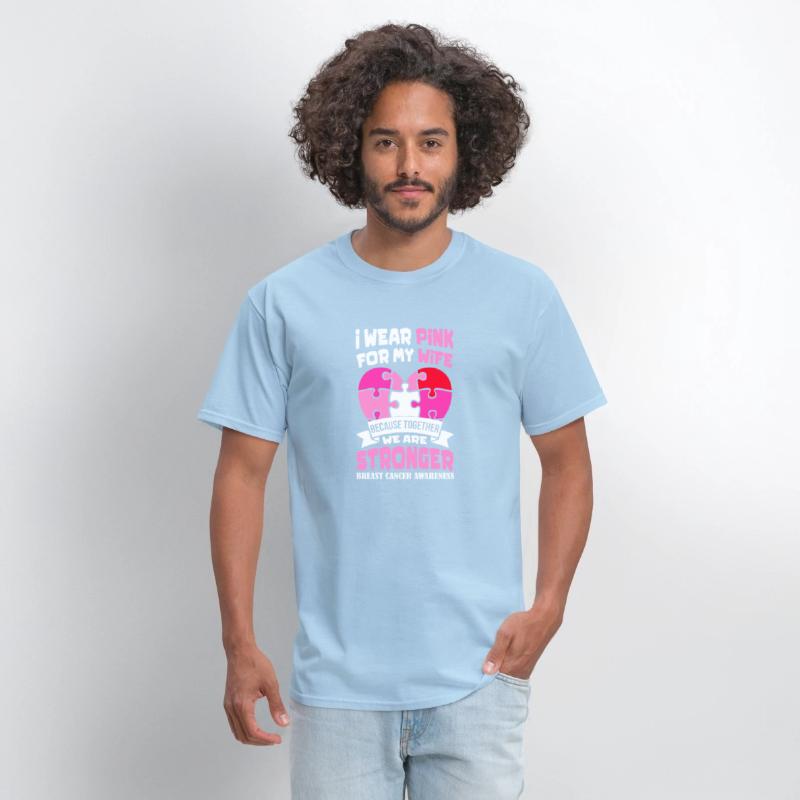 I Wear Pink For My Wife Breast Cancer Awareness