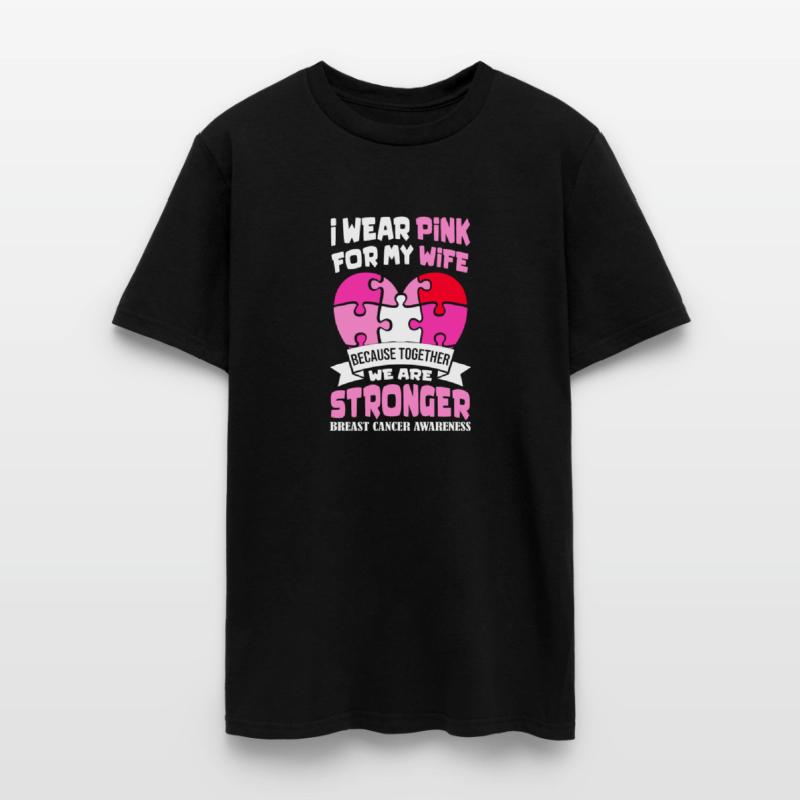 I Wear Pink For My Wife Breast Cancer Awareness