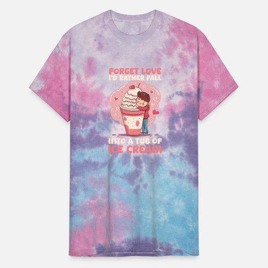 Ice Cream Lover Forget Love Fall into Tub Ice Crea