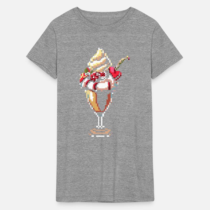 Ice Cream Sundae Pixel Graphic
