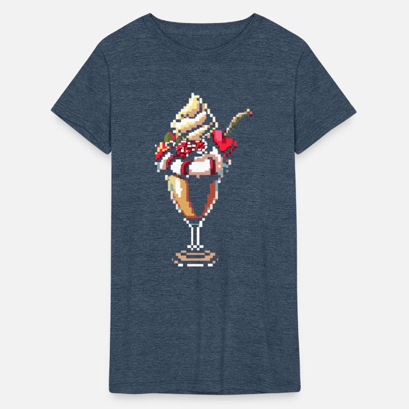 Ice Cream Sundae Pixel Graphic