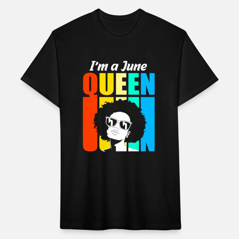 Im A June Queen Afro Black Women Cancer Girl