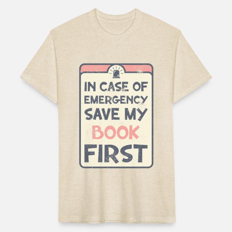In case of emergency save my book first.