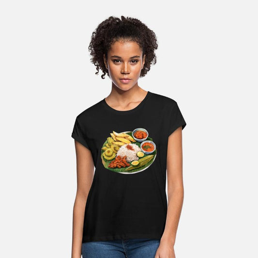 Indian Rice Served On Banana Leaf