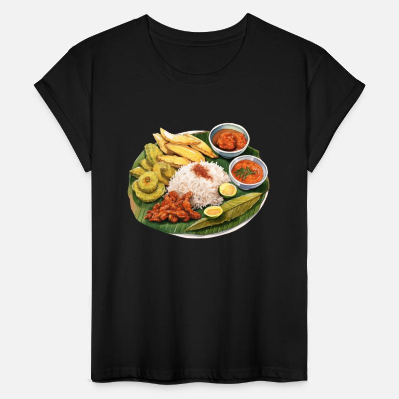 Indian Rice Served On Banana Leaf