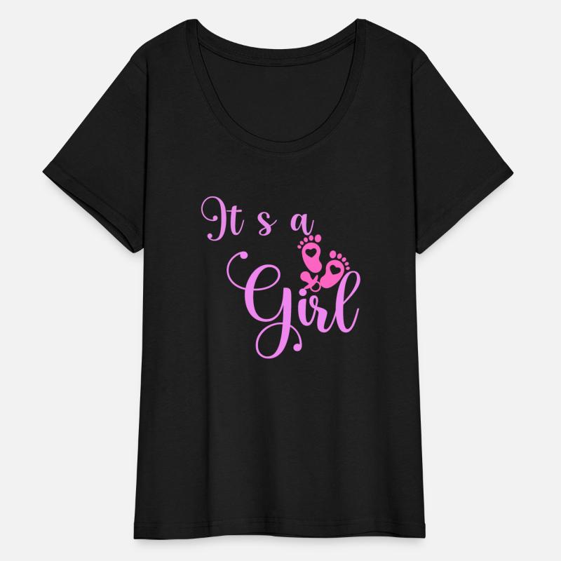 It's a girl pregnancy announcement soon to be mom