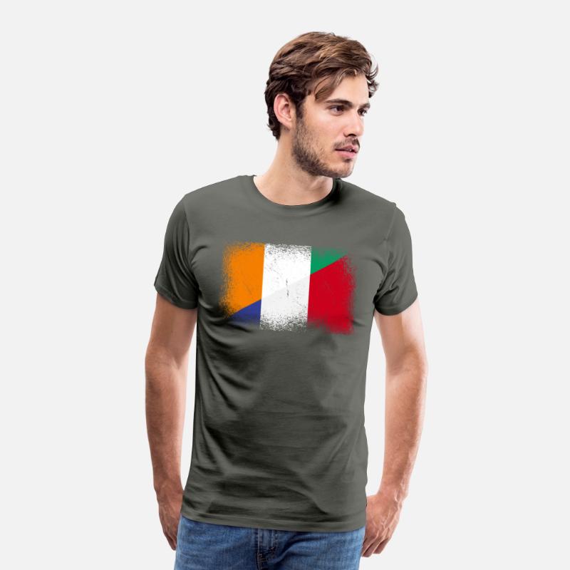 Ivory Coast West Africa Elefant Ivorian Flag Map