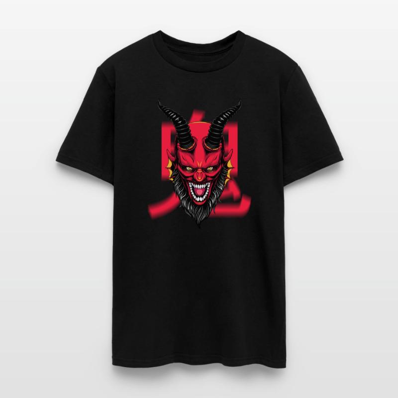 Japanese Red Oni Demon Tattoo