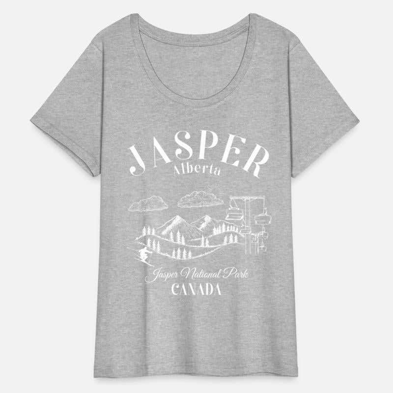 Jasper Alberta Canada National Park Winter Skiing