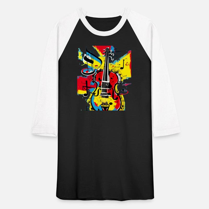 Jazz bass fine abstract street art