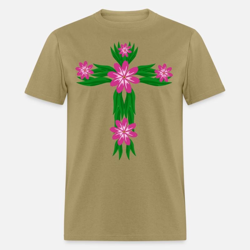 Jesus Christ Flowers Cross Christianity