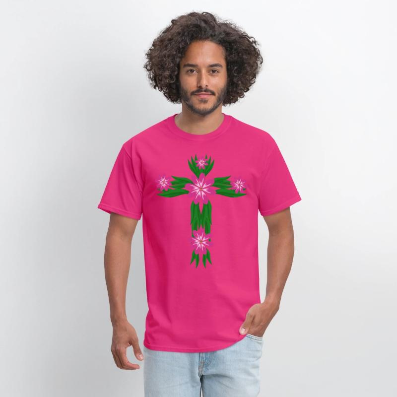 Jesus Christ Flowers Cross Christianity