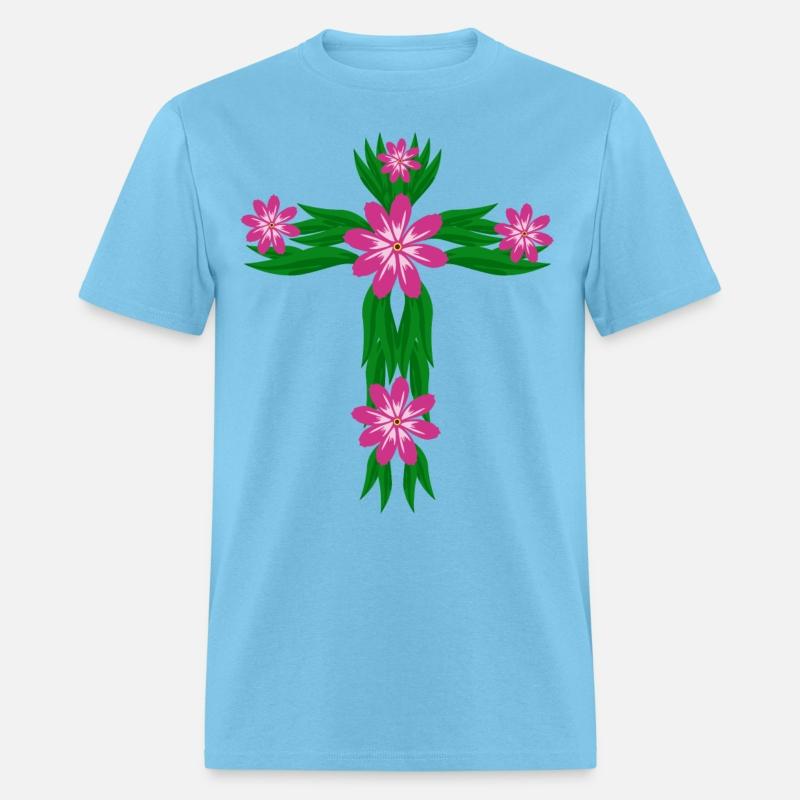 Jesus Christ Flowers Cross Christianity