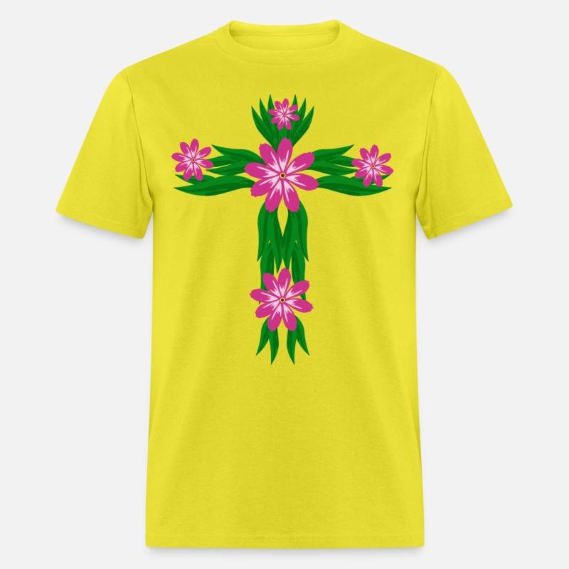 Jesus Christ Flowers Cross Christianity