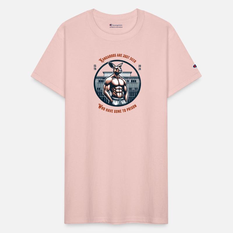 Kangaroo in prison funny t-shirt australia design