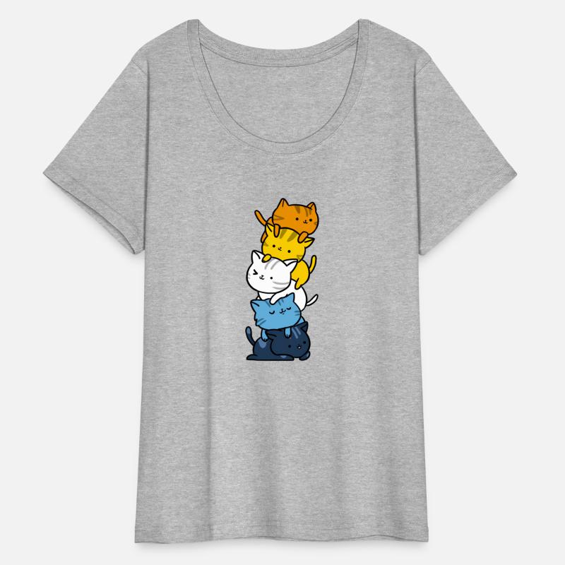 Kawaii Cat Pile Aroace Pride Flag