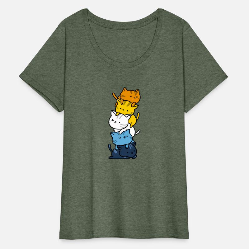 Kawaii Cat Pile Aroace Pride Flag