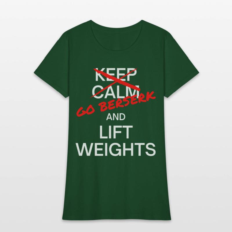 Keep Calm (Go Berserk) And Lift Weights