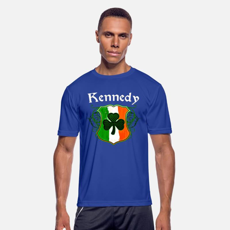 Kennedy Irish Surname Ireland Flag Shield Shamrock