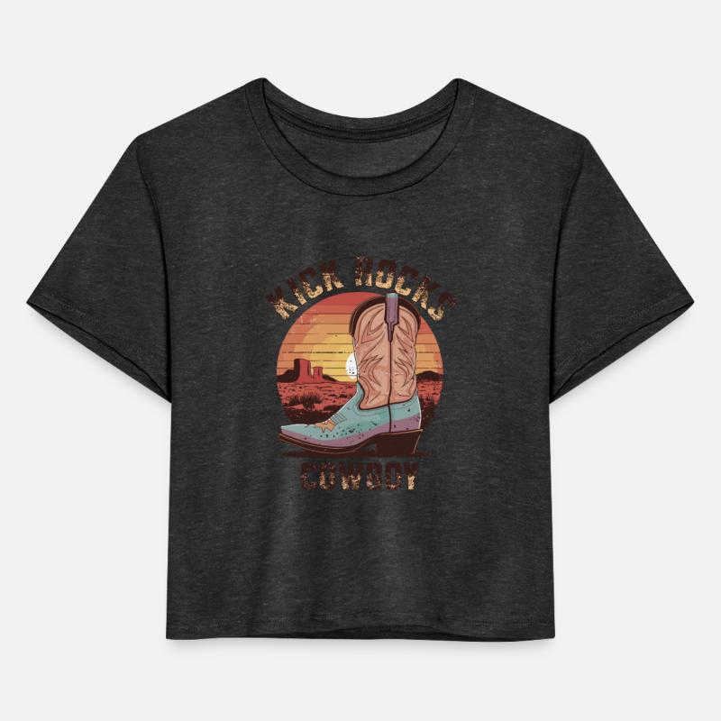 Kick Rocks Cowboy Western Sunset for a Western