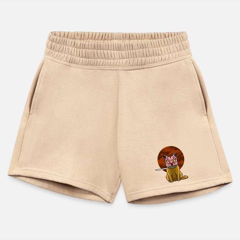 Killer Cat Samurai Mask Illustration