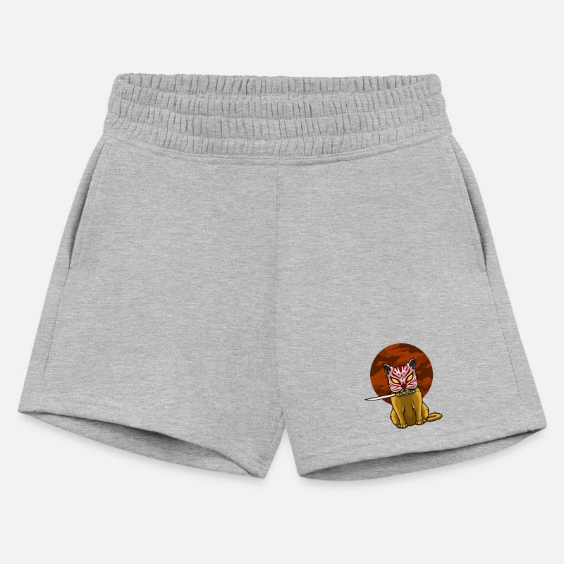 Killer Cat Samurai Mask Illustration